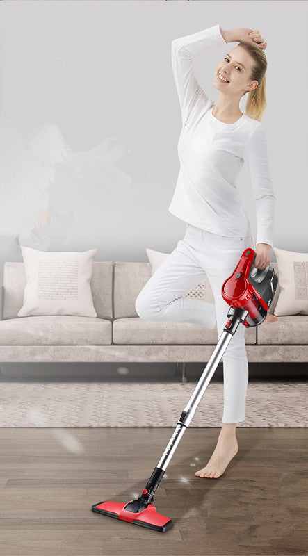 Cordless Handheld Vacuum Cleaner - Ultra Quiet 9500Pa Suction (Rose Red)