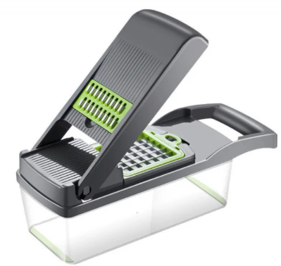 7-in-1 Vegetable Slicer & Dicer — Kitchen Food Chopper with Container