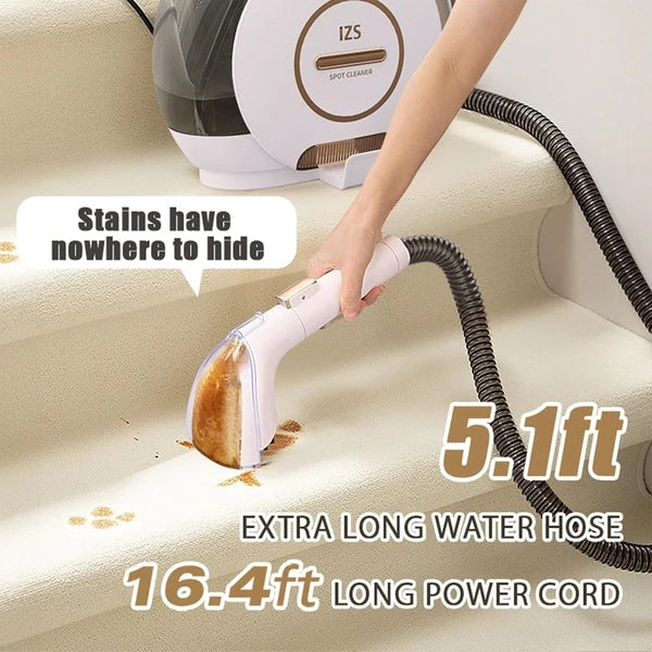 IZS Carpet Cleaner Pro — Portable Spot Cleaner for Carpet, Couch & Car