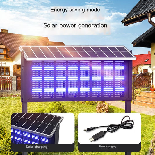 Solar Mosquito Lamp — Outdoor Bug Zapper for Garden & Patio