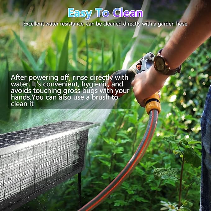 Solar Mosquito Lamp — Outdoor Bug Zapper for Garden & Patio