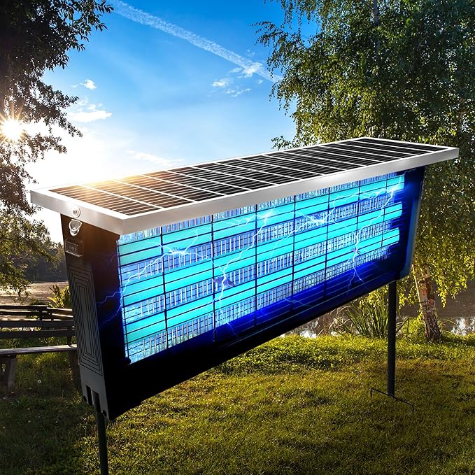 Solar Mosquito Lamp — Outdoor Bug Zapper for Garden & Patio